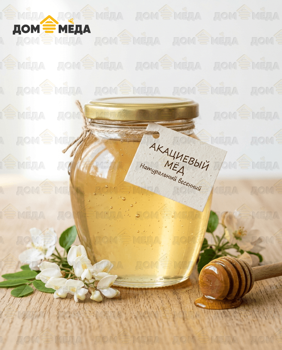 Мёд из Акации. Майский мёд. Дом Мёда