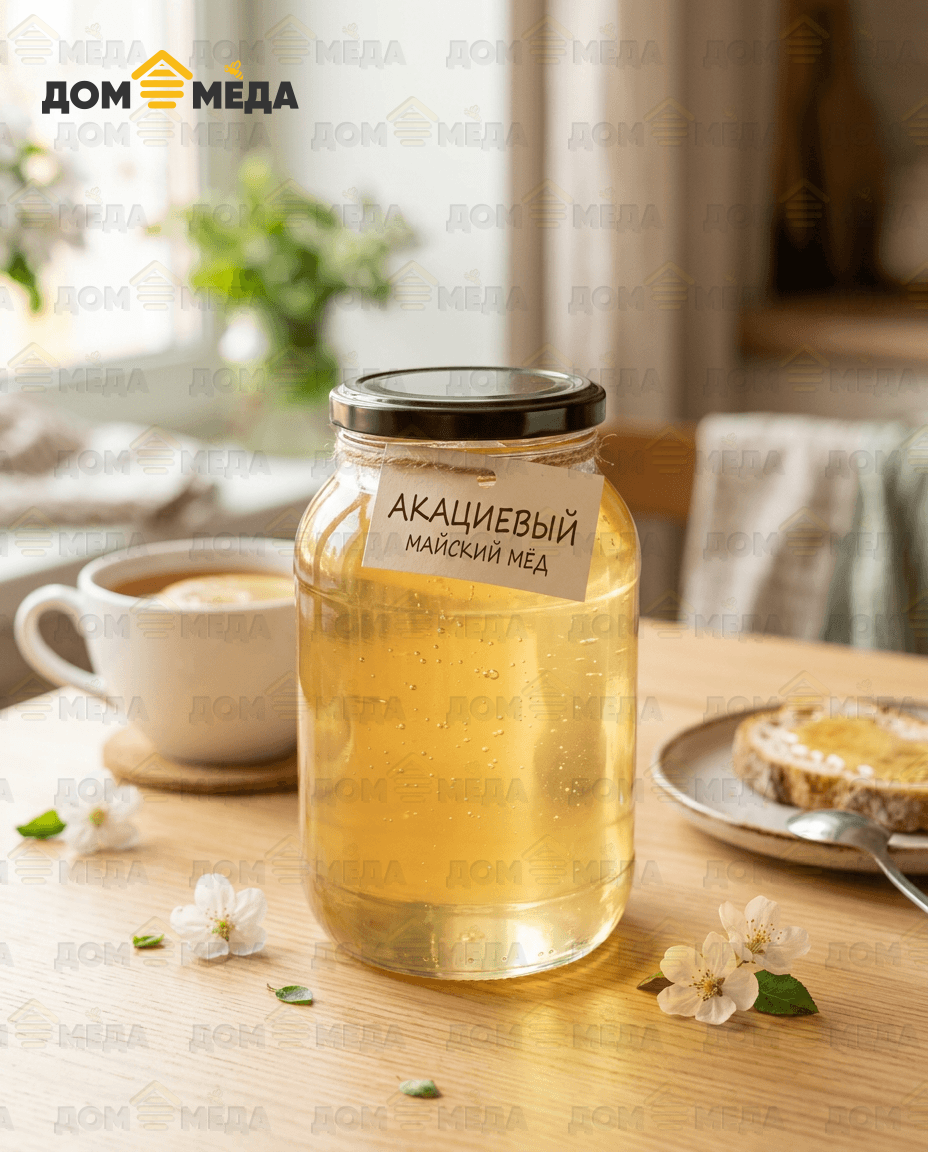 Мёд из Акации или Майский мёд. Дом Мёда