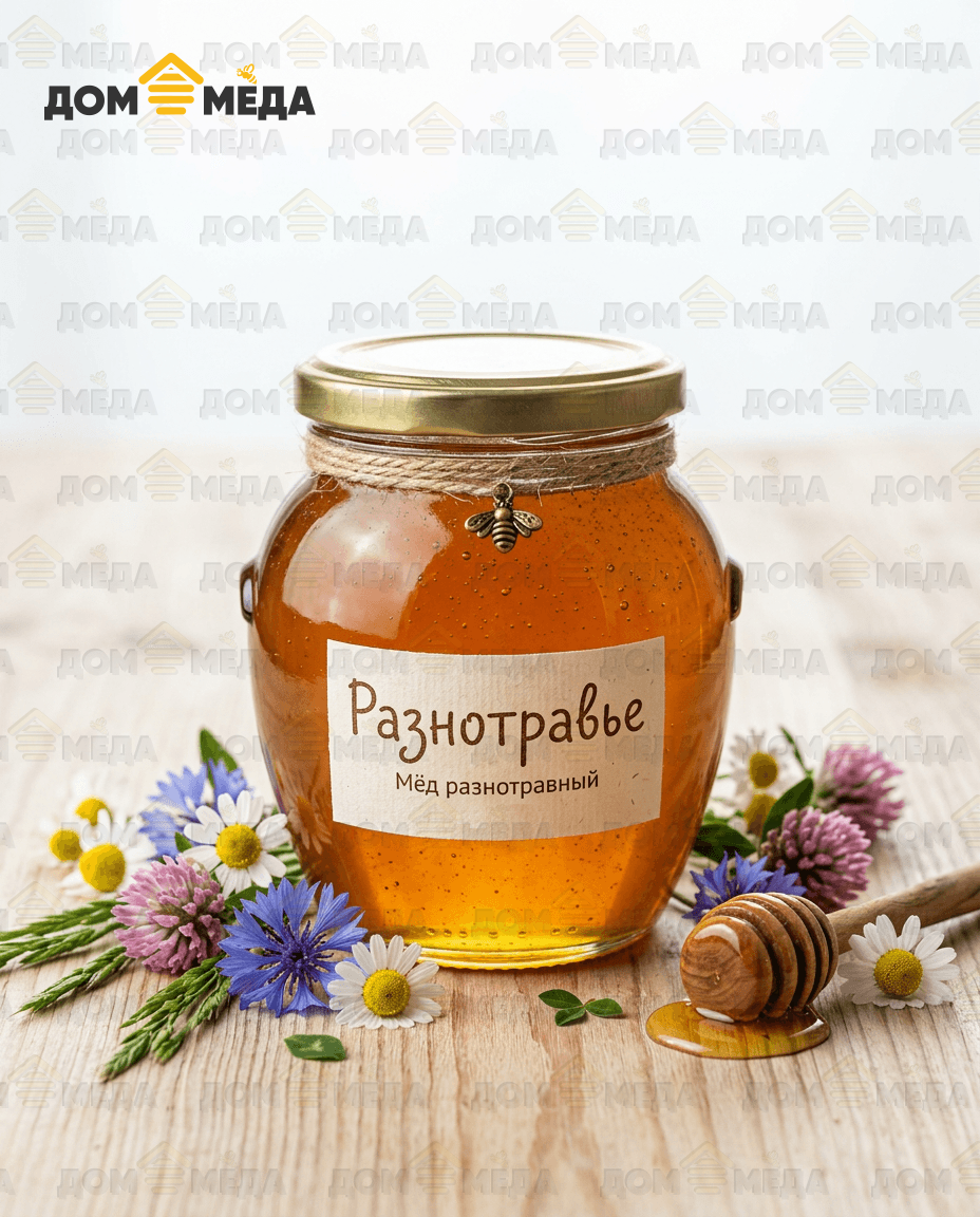 Мёд из разнотравья. Дом мёда