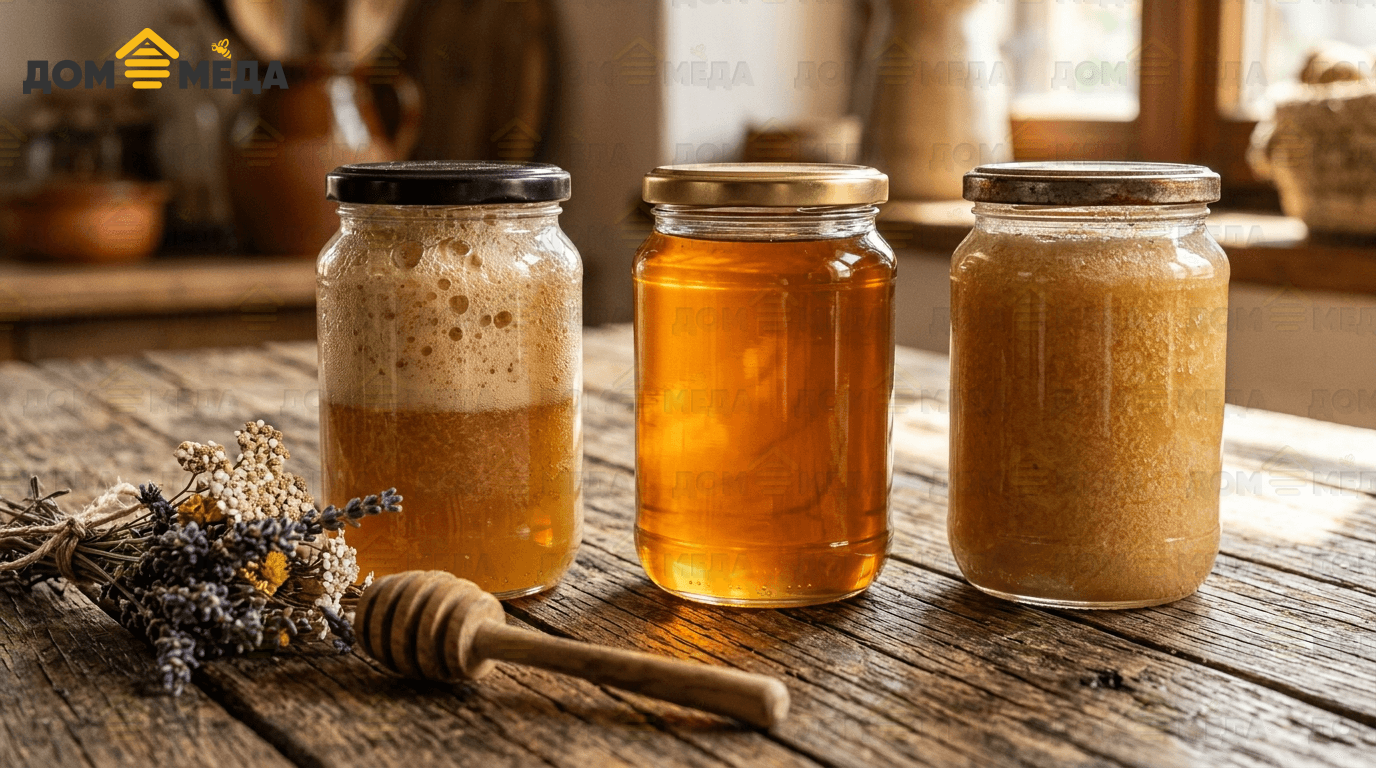 Незрелый, перегретый и натуральный мёд: как отличить по виду. Дом Мёда