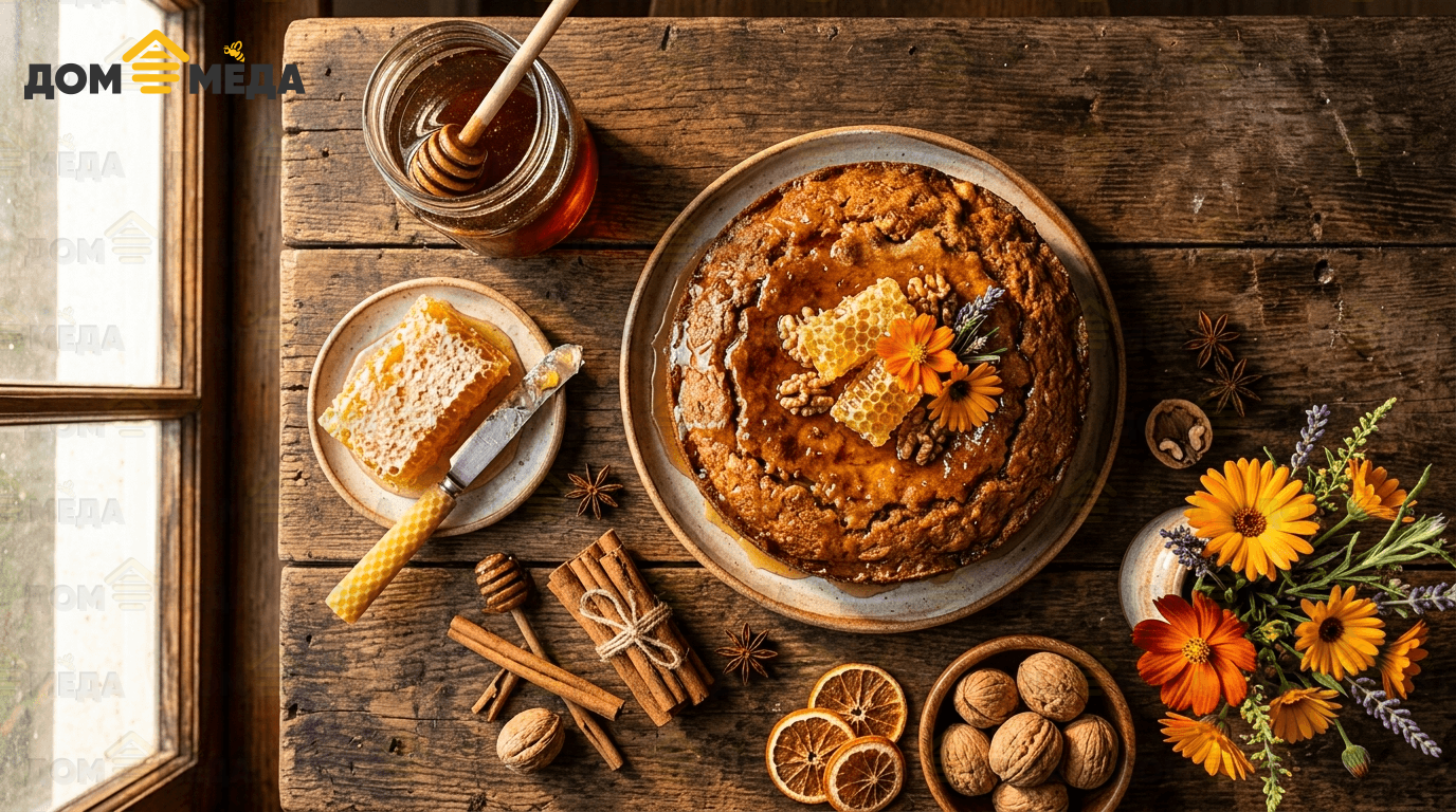 Мёд в выпечке: медовый пряник и натуральные ингредиенты. Дом Мёда