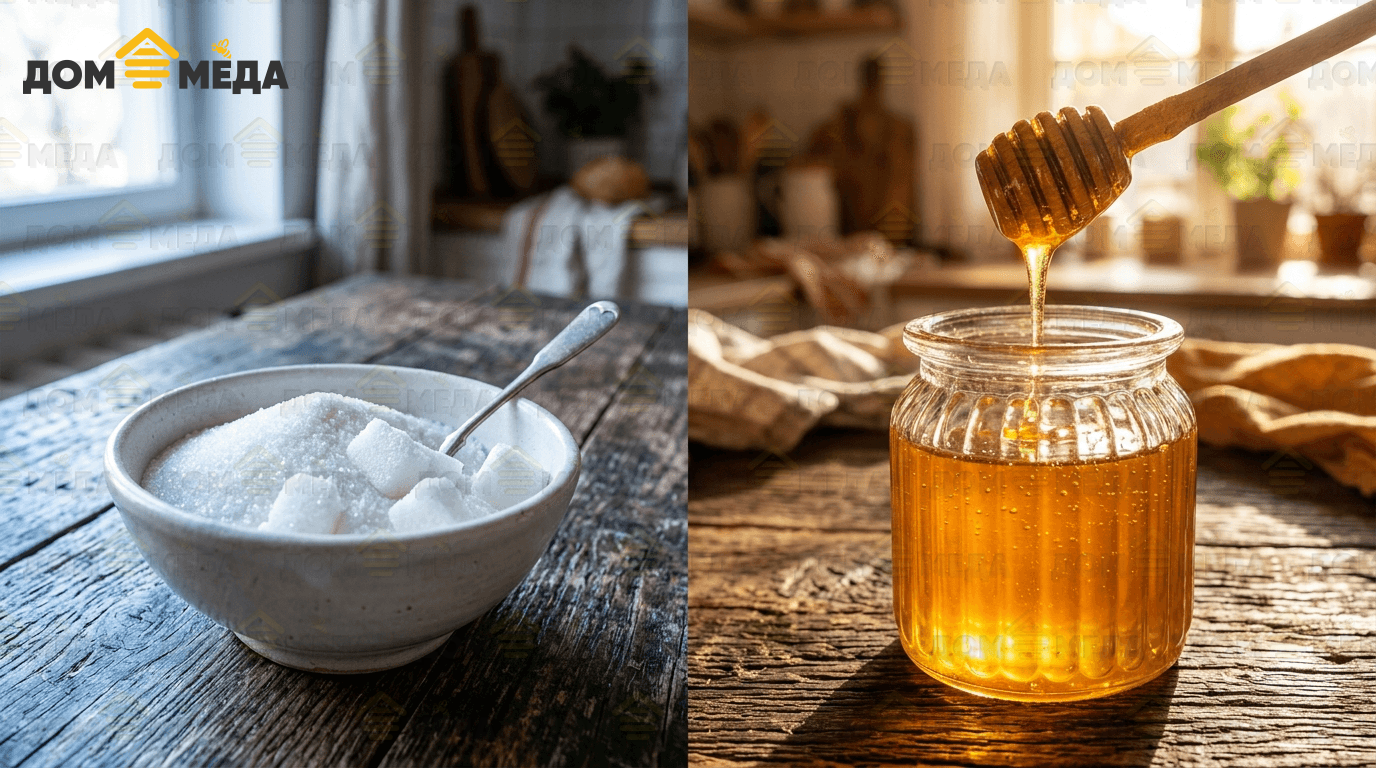 Мёд против сахара: реальная разница в составе и пользе. Дом Мёда