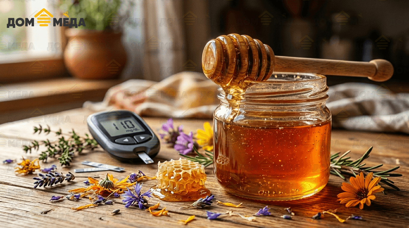 Натуральный мёд с низким гликемическим индексом. Дом Мёда