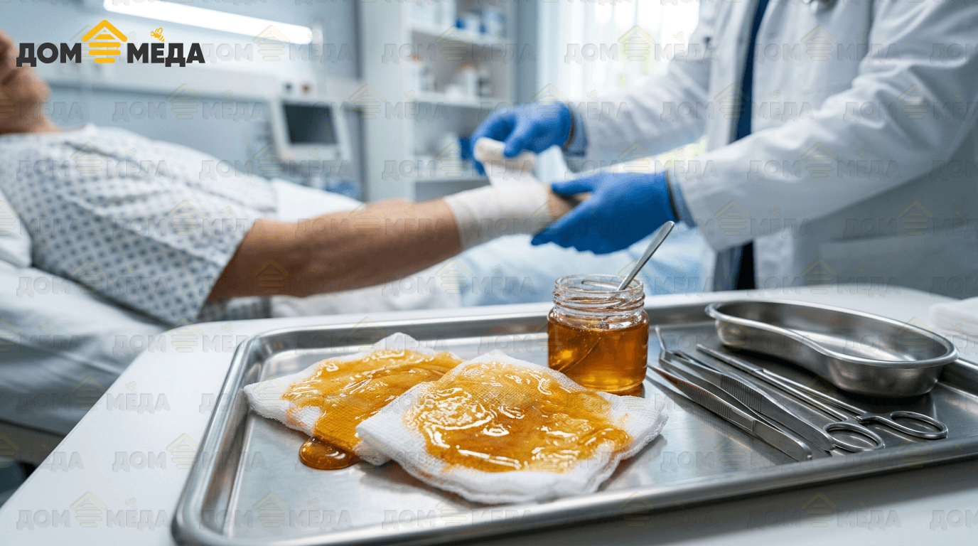 Использование натурального мёда в современной раневой терапии. Дом Мёда